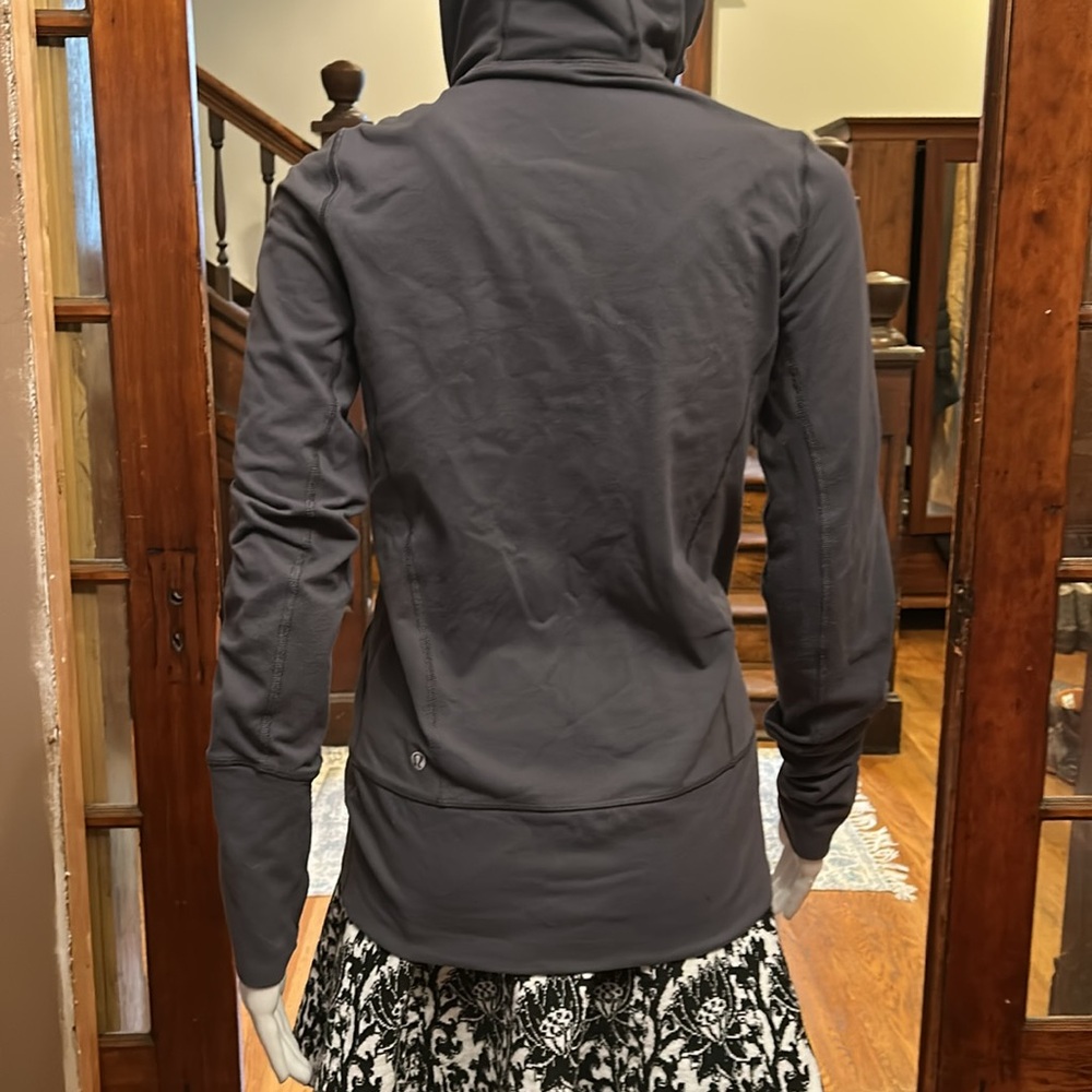 lululemon athletica Black and Heathered Purple-Gray Full-Zip Utility Jacket - Picture 3 of 9